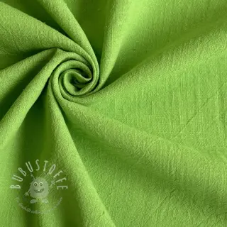 Baumwollstoff mit Leinen lime