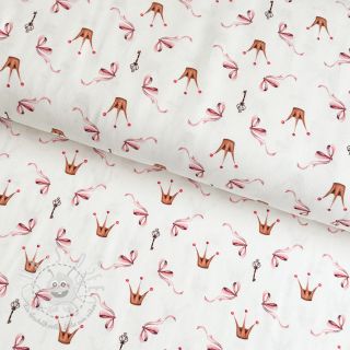 Jersey Princess set white digital print