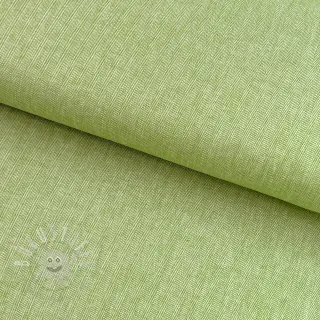 Leinen mit Baumwolle Fishbone lime
