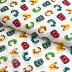 Baumwollstoff Dino baby design D digital print