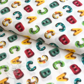 Baumwollstoff Dino baby design D digital print