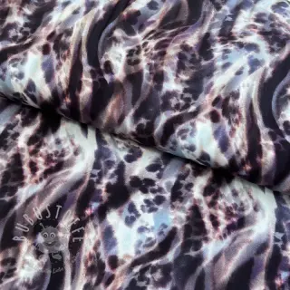 Viskosestoff ECOVERO Animal skin jeans digital print