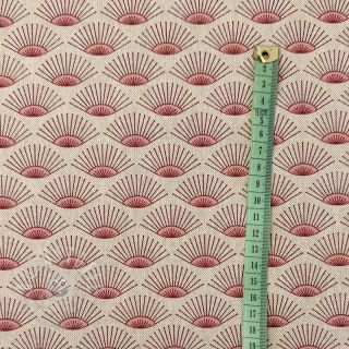 Dekostoff Linenlook Graphic Silk Tree