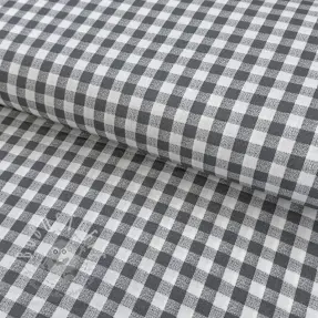 Baumwollstoff Brigitte gris