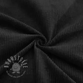 Cord 6W WASHED STRETCH black
