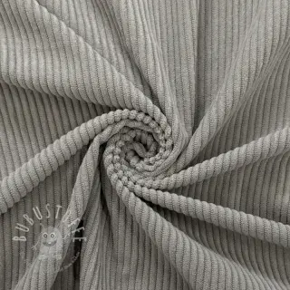 Cord 6W COTTON TOUCH light grey