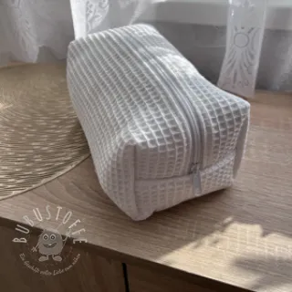 Waffelstoff white