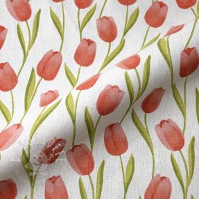 Dekostoff premium Hand Drawn Tulip