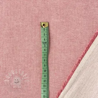 Dekostoff DOBBY Zigzag blush