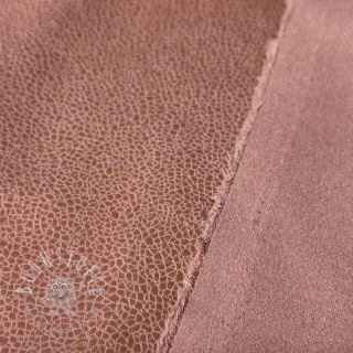 Bekleidungskunstleder STRETCH Bentley dark rose