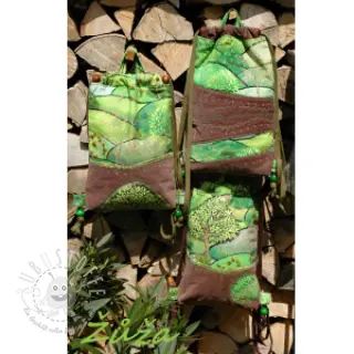 Dekostoff Forest hill spring digital print