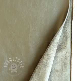 Bekleidungskunstleder SUEDE army