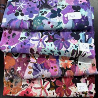Stoffreste Sommersweat digital print 0279