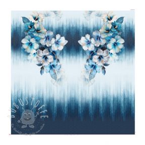 Jersey Big Tropical Floral PANEL digital print