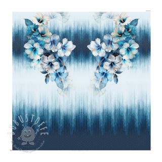 Jersey Big Tropical Floral PANEL digital print
