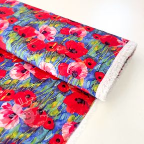 Viskosestoff RADIANCE Poppies digital print