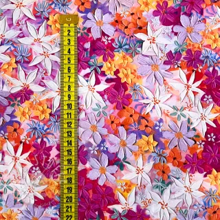 Viskosestoff RADIANCE Gracia flowers digital print