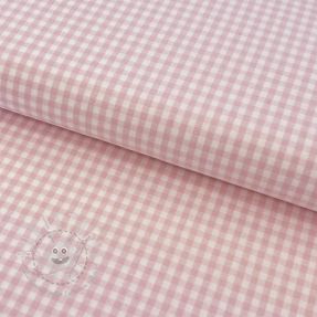 Baumwollstoff YARN DYED CHECK BRUSHED light rose