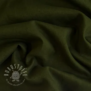 Leinenstoff gewaschen 170 g army green