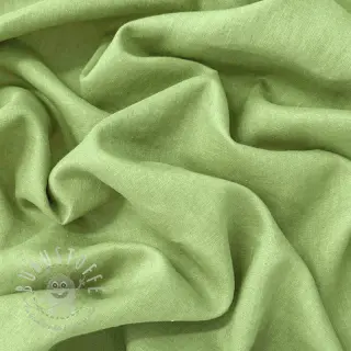 Leinenstoff gewaschen 170 g light green