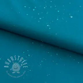 Wasserabweisende Stoffe cyan