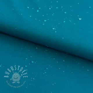 Wasserabweisende Stoffe cyan