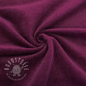 Cord 6W WASHED STRETCH aubergine
