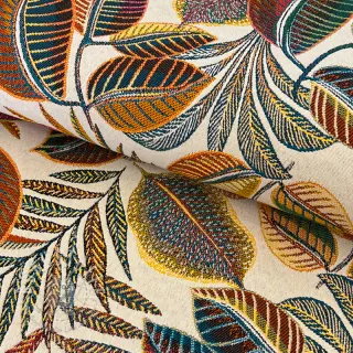 Dekostoff jacquard Cacao allover multico