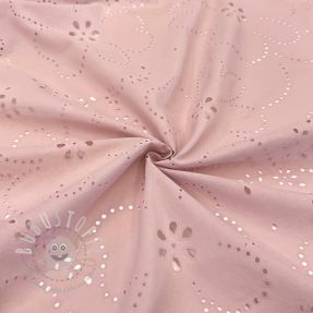 Baumwollstoff VOILE Puffy old rose