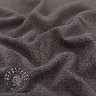 Leinenstoff gewaschen STONEWASHED PREMIUM mocha