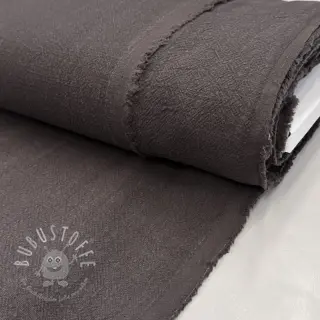 Leinenstoff gewaschen STONEWASHED PREMIUM mocha