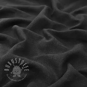Leinenstoff gewaschen STONEWASHED PREMIUM black