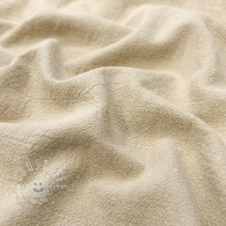 Leinenstoff gewaschen STONEWASHED PREMIUM sand