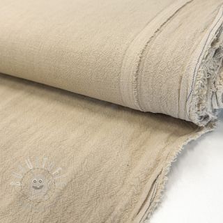 Leinenstoff gewaschen STONEWASHED PREMIUM sand