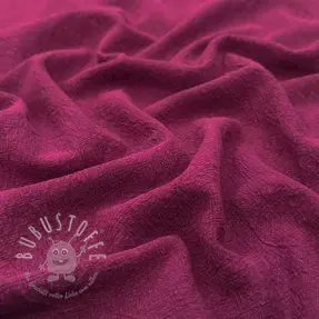 Leinenstoff gewaschen STONEWASHED PREMIUM bordeaux