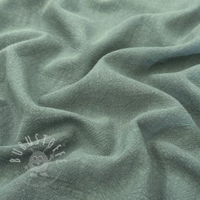 Leinenstoff gewaschen STONEWASHED PREMIUM dark mint
