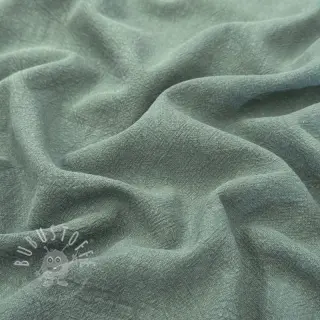 Leinenstoff gewaschen STONEWASHED PREMIUM dark mint