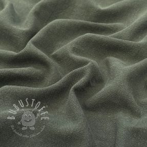 Leinenstoff gewaschen STONEWASHED PREMIUM camo green
