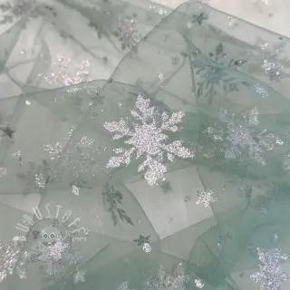 Feintüll Crystal old green