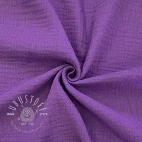 Double gauze/musselin violet