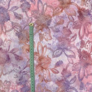 Baumwollstoff TIE DYE EMBROIDERY Swingy design D
