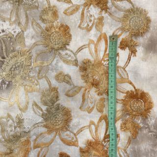 Baumwollstoff TIE DYE EMBROIDERY Swingy design A