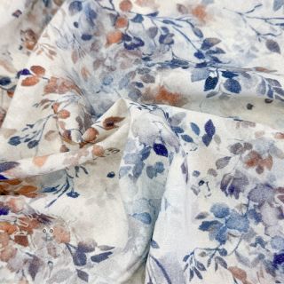 Viskosestoff LUREX Fine leaves blue