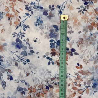 Viskosestoff LUREX Fine leaves blue