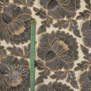 Viskosestoff leinen Lizzy flowy grey