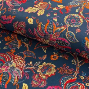 Dekostoff jacquard Inaya bleu