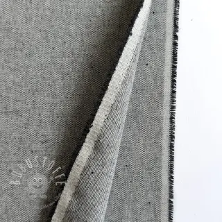 Dekostoff Linenlook PLAIN grey