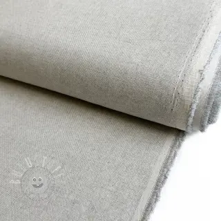 Dekostoff Linenlook PLAIN light grey