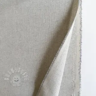 Dekostoff Linenlook PLAIN light grey