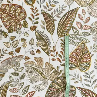 Dekostoff jacquard Euphoria blanc kaki